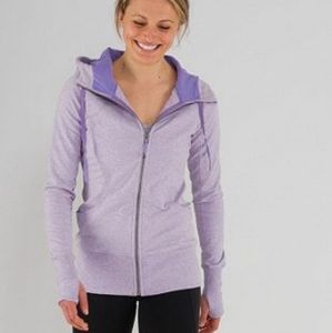 Lululemon heathered grapeseed purple long hoodie